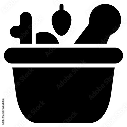 traditional medicine icon with glyph style and pixel perfect base. Suitable for website design, logo, app and UI. Based on the size of the icon in general, so it can be reduced.