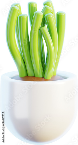 Plants 3D Illustration