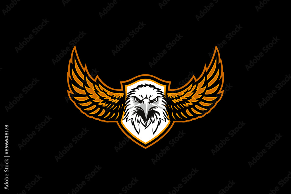 Fototapeta premium Eagle head logo
