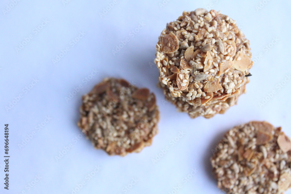 Seeds in honey Seeds in honey