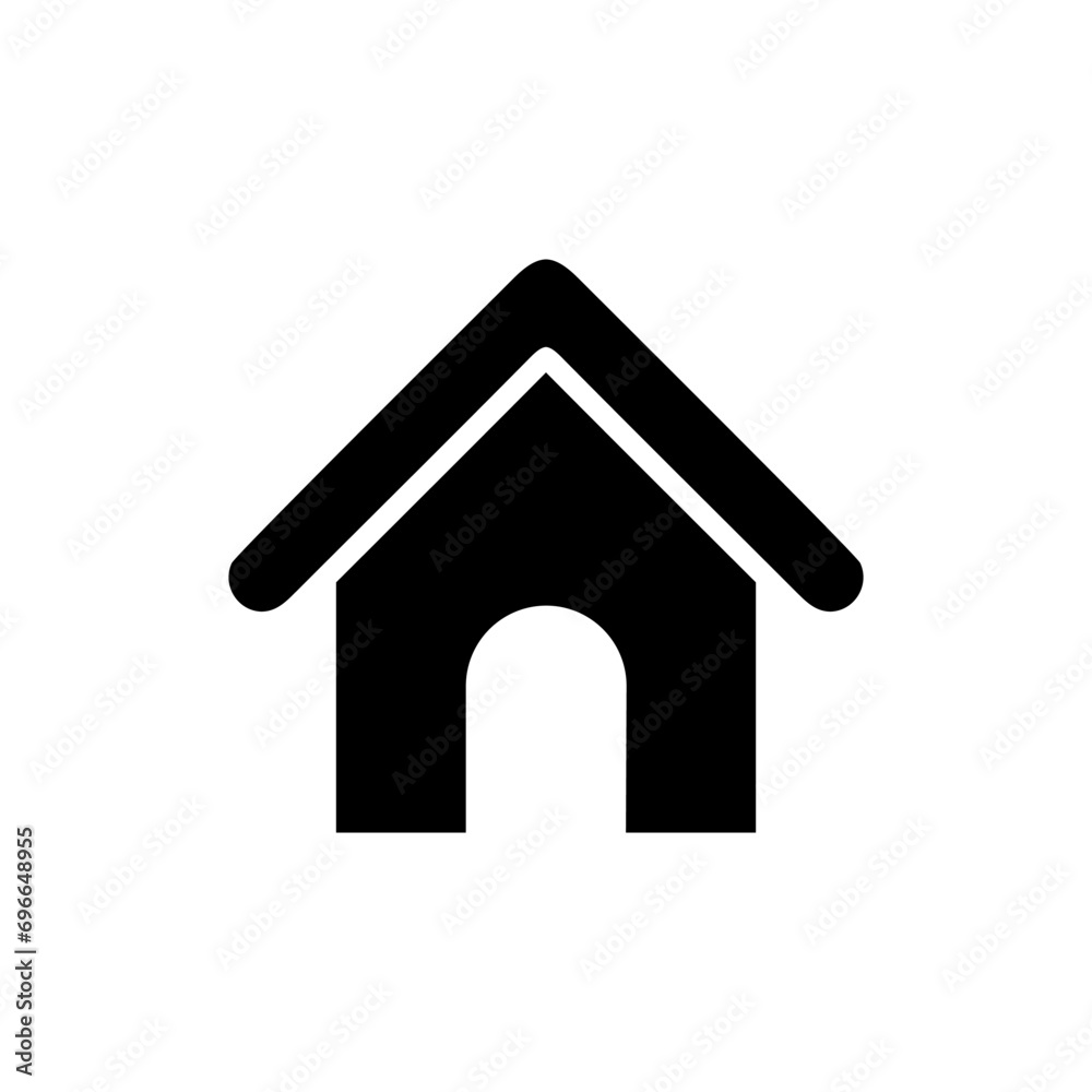 Home icon. Minimal home icon - web homepage symbol - vector website sign. Home icon. Minimal home icon - web homepage symbol - vector website sign.