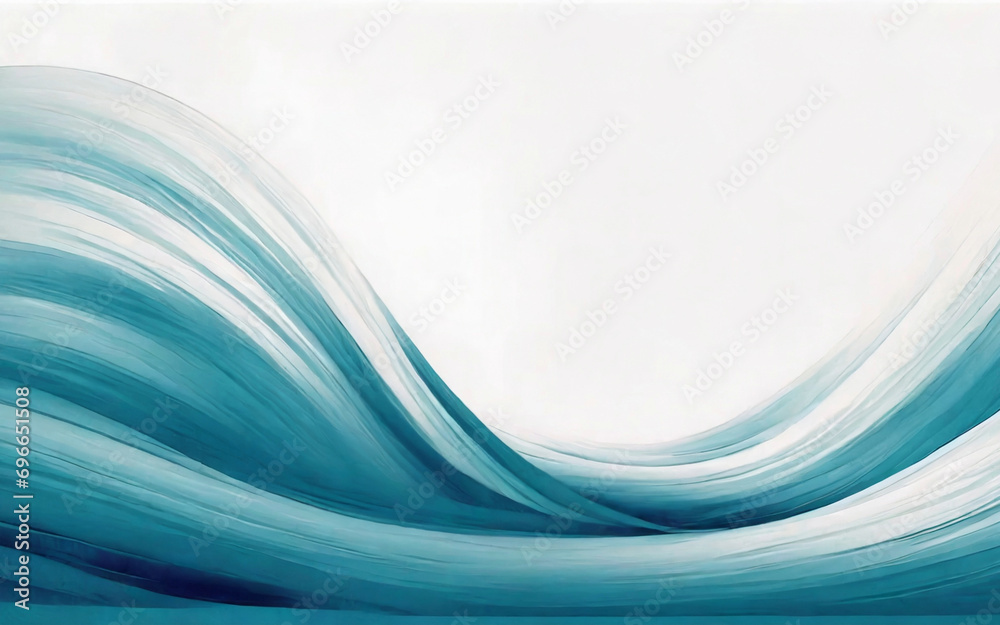 Naklejka premium 動きのある激しい水の流れのイラスト 余白あり 背景