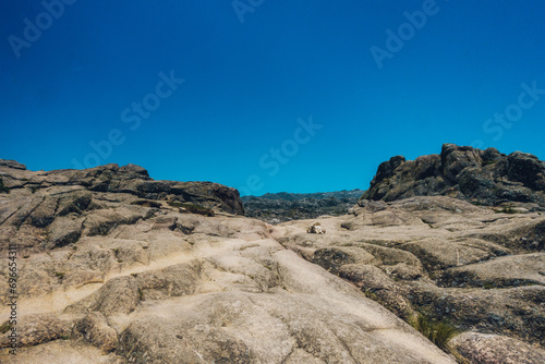 view of the landscape on Cerro Champaqui in Cordoba, Argentina photo