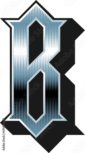 Heavymetal Alphabet Letter Collection,
a cool collection of letters perfect for adding flair to your designs. Perfect for logos, illustrations, or any project to instantly elevate your style.