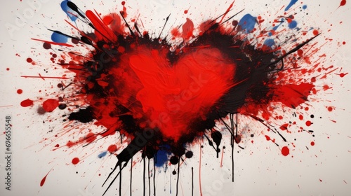 Each ink blot in the shape of a heart is a canvas for our own imagination, inviting us to interpret and discover the hidden messages within their unique patterns.