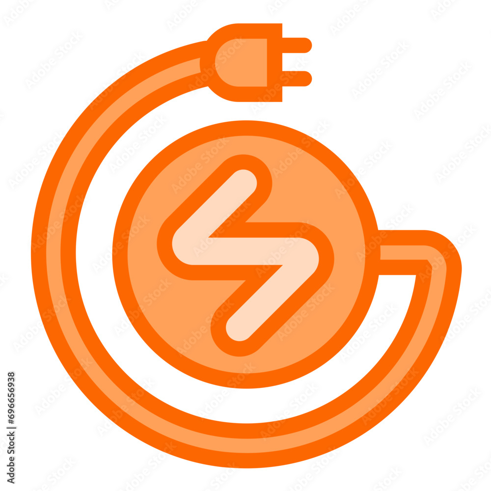 Electric Power Dual Tone Icon Design Vector Electric Power Dual Tone Icon Design Vector