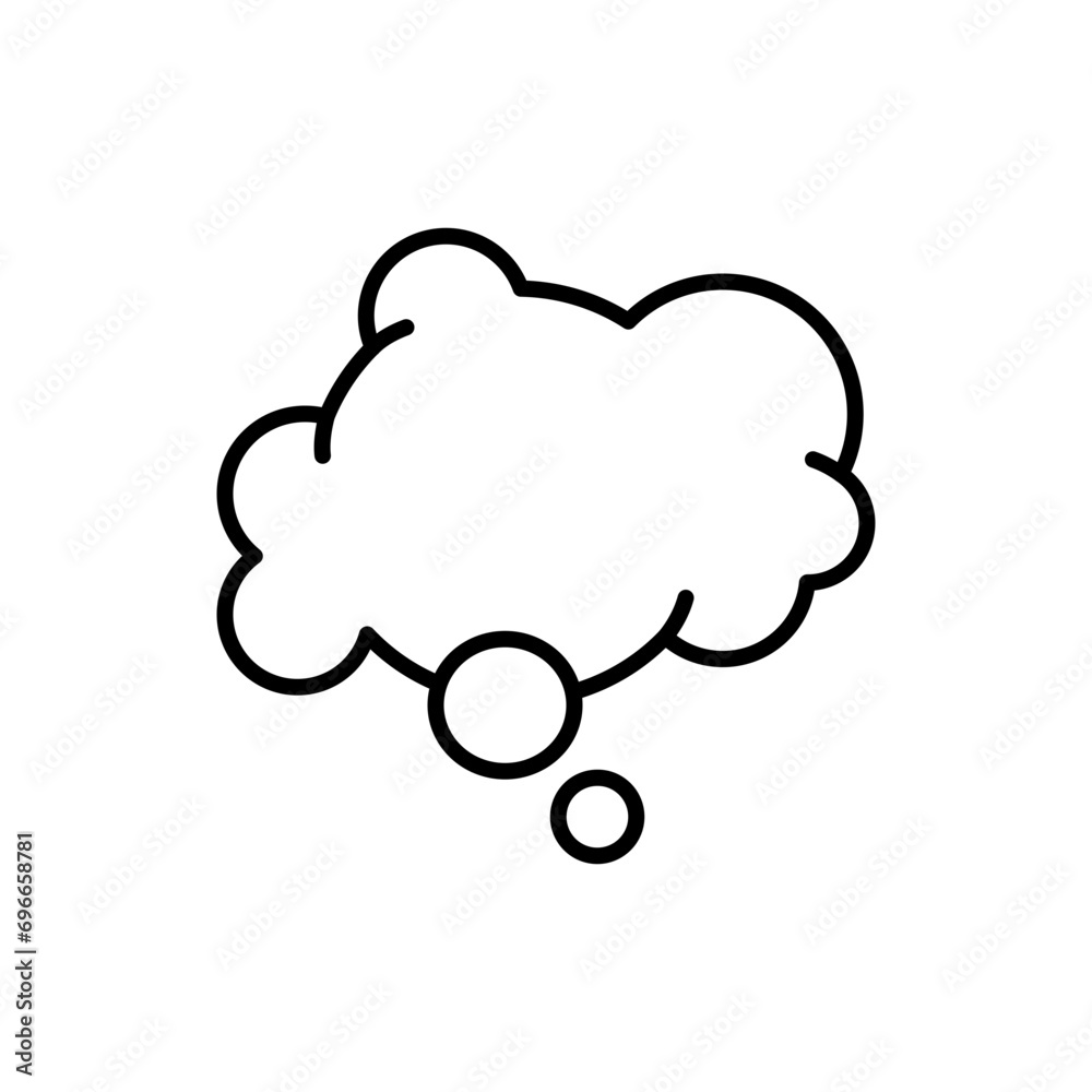 Chat bubble outline icons, cloud minimalist vector illustration ,simple transparent graphic element .Isolated on white background Chat bubble outline icons, cloud minimalist vector illustration ,simple transparent graphic element .Isolated on white background