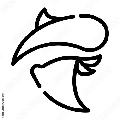 bandit Line Icon