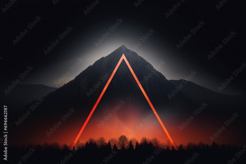 a triangle of darkness 