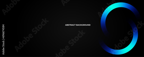 Dark blue abstract background with glowing triangle geometric lines. Modern shiny blue lines pattern. Futuristic technology concept. Suit for poster, cover, banner, presentation, website, backdrop.