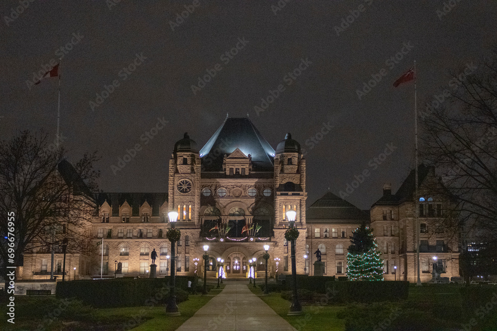 Fototapeta premium One night in downtown Toronto