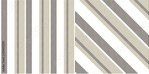 Vector checkered pattern or plaid pattern in brown and white . Tartan, textured seamless plat for flannel shirts, duvet covers, other autumn winter textile mills. Vector Format