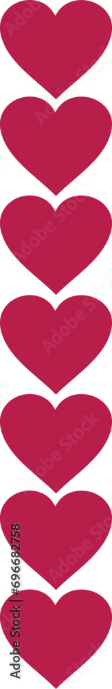 heart valentine alphabet lowercase l