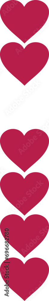 heart valentine alphabet lowercase i