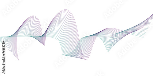 Vectors Abstract wavy information technology smooth wave lines background. Web design, cover, web, flyer, card, poster, design used for banner, presentation texture, slide, magazine.