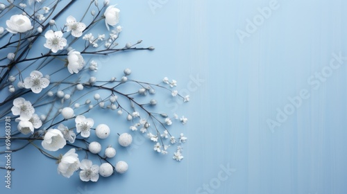 Tranquil blue palette, invoking a sense of peaceful beauty
