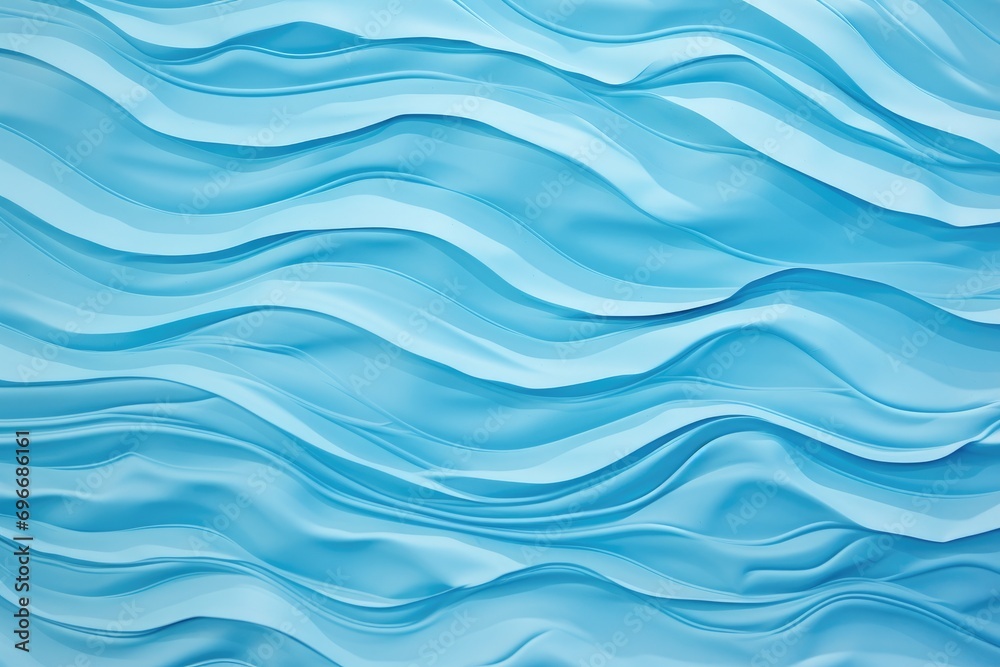 abstract blue background with smooth lines in it. 3d rendering, Blue background texture, wavy sea color pattern, AI Generated abstract blue background with smooth lines in it. 3d rendering, Blue background texture, wavy sea color pattern, AI Generated