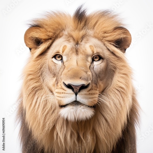 lion isolated on white