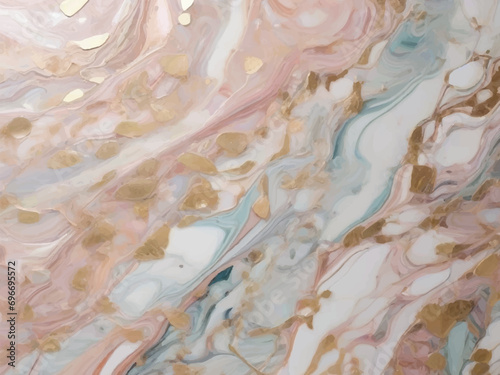 Lustrous Pearlescence: Luxurious White Marble Texture