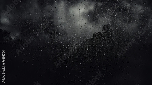 texture of rain and fog on a black background overlap photo
