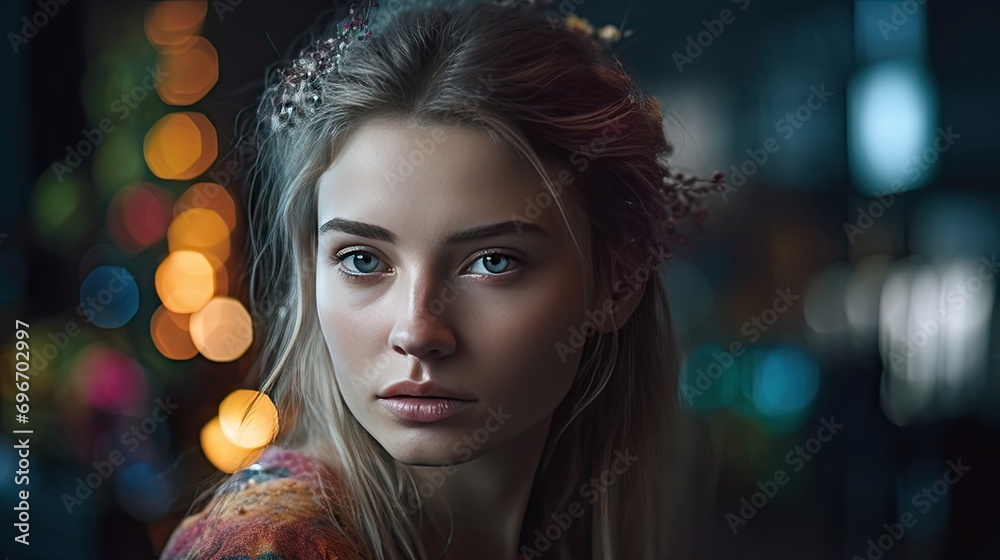 Illustration of a beautiful woman wearing traditional clothes Illustration of a beautiful woman wearing traditional clothes