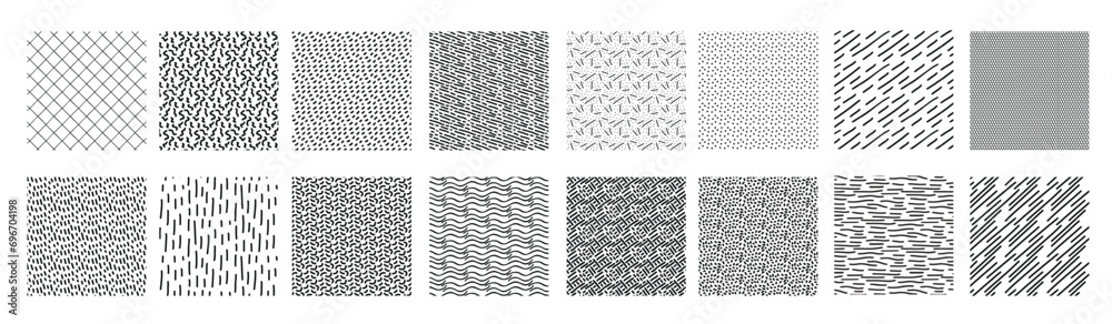 Engraving hand drawn pattern collection
