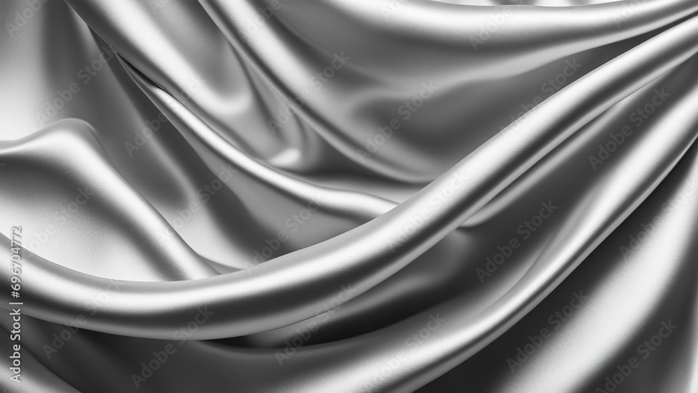 Fototapeta premium Abstract monochrome luxurious fabric background