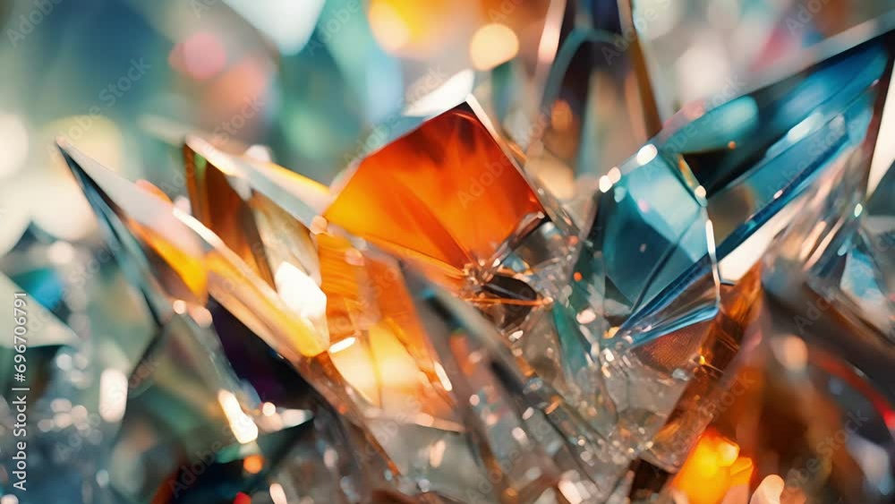 A magnified view of the complex structure of a time crystal, with its symmetry and periodicity reminiscent of traditional crystals found in nature. A magnified view of the complex structure of a time crystal, with its symmetry and periodicity reminiscent of traditional crystals found in nature.