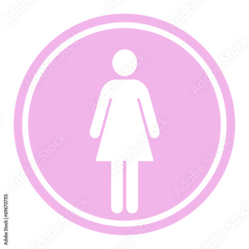 illustration of a female symbol