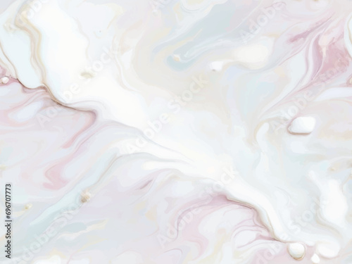 Lustrous Pearlescence: Luxurious White Marble Texture