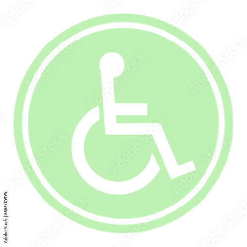 handicap parking place