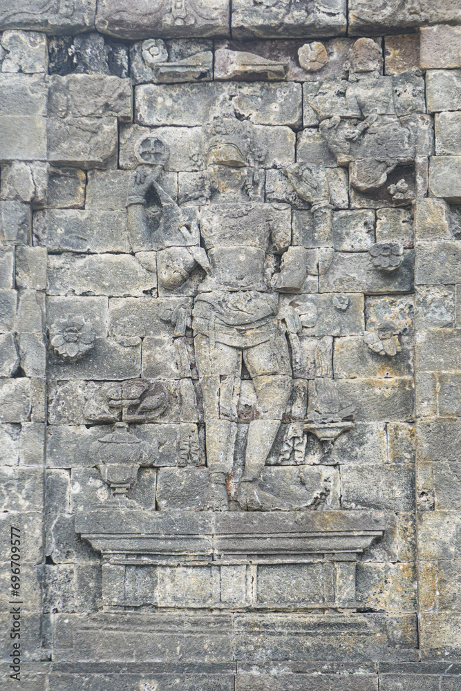 Candi Arjuna Relief