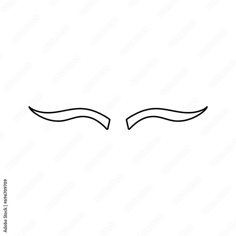 Hand drawn eyelashes Hand drawn eyelashes