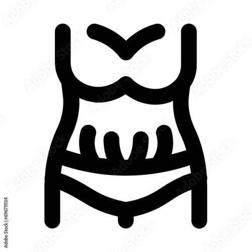 Stretch Marks Line UI Icon