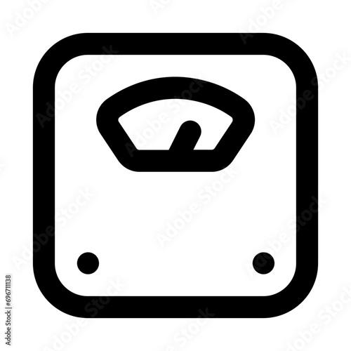 Scale Line UI Icon