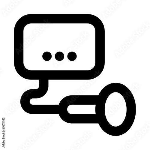 Ultrasound Line UI Icon