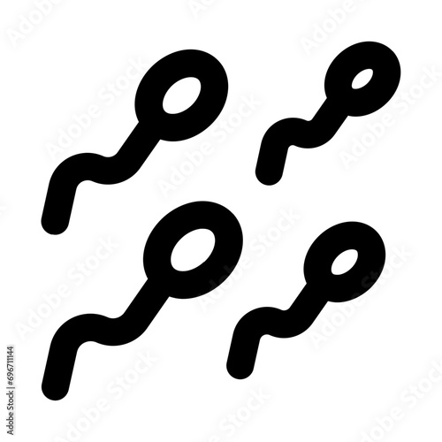 Sperm Cells Line UI Icon