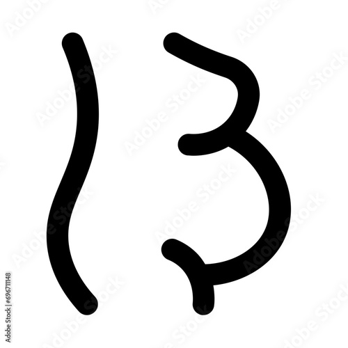 Pregnancy Line UI Icon