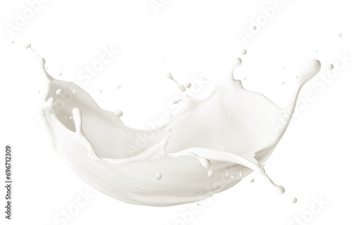 Hemisphere milk splash photo