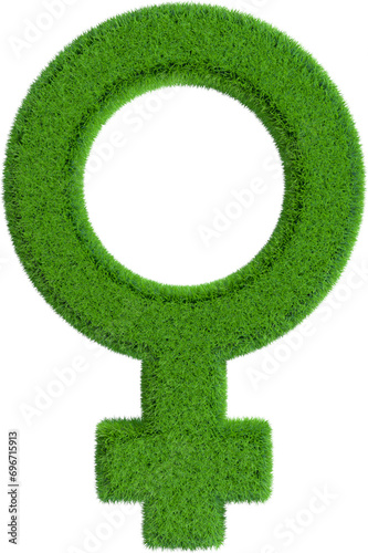 Female gender symbol from g...