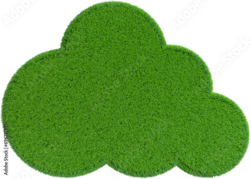 Patch of grass in form of c...