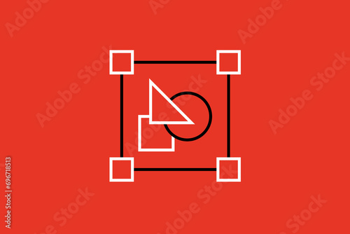 selection of figures illustration. Vector illustration in flat style design.