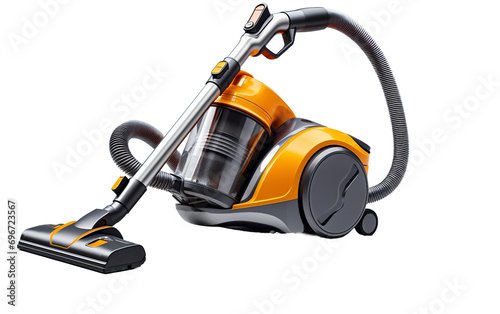 Home Cleaning Vacuum Cleaner on Transparent Background.