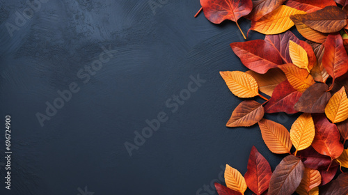 Autumn dried leaf