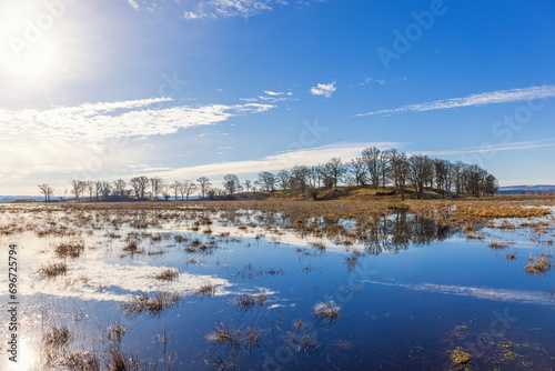 Beautiful view at a flooded wetland in spring © Lars Johansson
