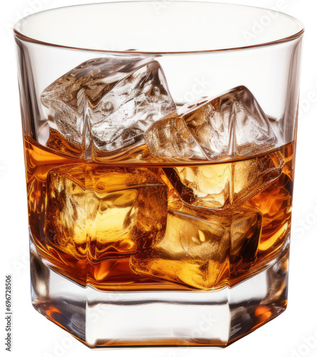 wisky isolated on transparent background