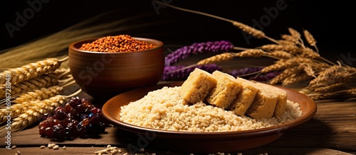 Fanesca, a traditional food in Ecuador for Holy Week, made with grains. photo