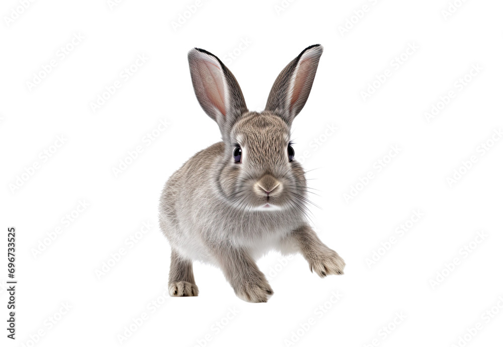Gray_rabbit_running_closeup_ Gray_rabbit_running_closeup_