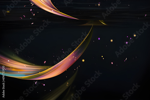 abstract background with glowing lights