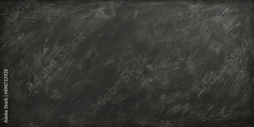 A blackboard with a white chalk drawing. Can be used for educational or creative purposes photo